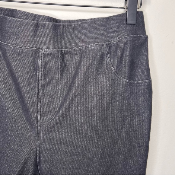 Addition Elle Solid Denim Leggings with Elastic Waistband Size 10-12 - Picture 9 of 12